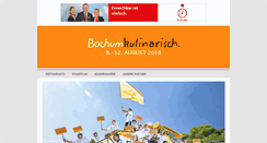 Desktop Screenshot of bochum-kulinarisch.de