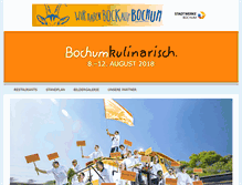 Tablet Screenshot of bochum-kulinarisch.de
